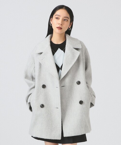 シャギー ダブル ハーフ コート（その他アウター）｜Ray BEAMS（レイ