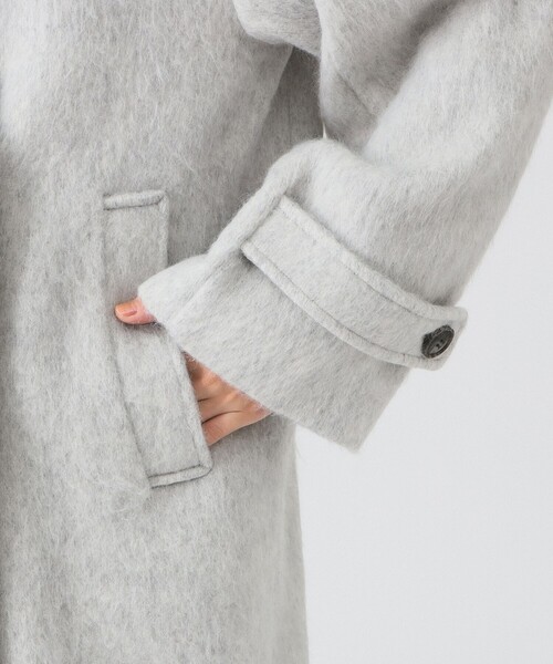 Ray BEAMS(レイビームス)の「シャギー ダブル ハーフ コート(その他アウター・レディース・ベージュ/ライトグレー・1/0)」の13枚目の写真