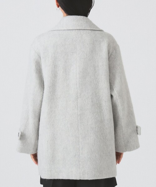 Ray BEAMS(レイビームス)の「シャギー ダブル ハーフ コート(その他アウター・レディース・ベージュ/ライトグレー・1/0)」の16枚目の写真