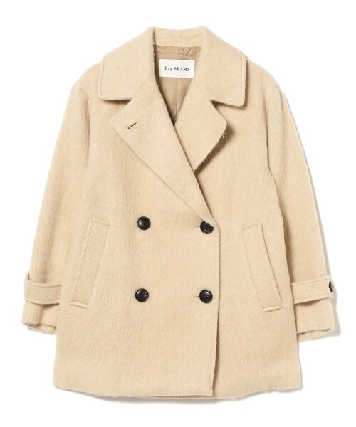 Ray BEAMS(レイビームス)の「シャギー ダブル ハーフ コート(その他アウター・レディース・ベージュ/ライトグレー・1/0)」の22枚目の写真