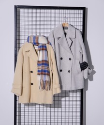 Ray BEAMS | シャギー ダブル ハーフ コート(その他アウター)