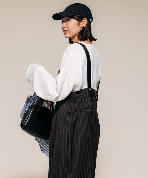 FREAK'S STORE(フリークスストア)の「ヴィンテージ Vネック ロゴ ロンT 限定展開(Tシャツ/カットソー・レディース・チャコール/オフホワイト/ワイン・フリ-)」の19枚目の写真