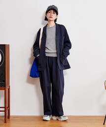 Healthknit（ヘルスニット）の「Healthknit/ヘルスニット 別注 ワンマイル ジャケット パック セットアップ ポンチ素材（テーラードジャケット・メンズ）」