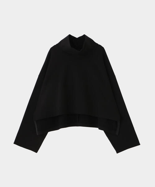 LE PHIL（ルフィル）の「◆ハイネッククロプドプルオーバー（Tシャツ/カットソー・レディース・ブラック/ブラウン/ホワイト・F）」の4枚目の写真