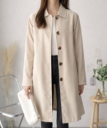 Amulet（アミュレット）の「シンプルに着こなして上品に◎ ベーシックステンカラーコート（ステンカラーコート）」