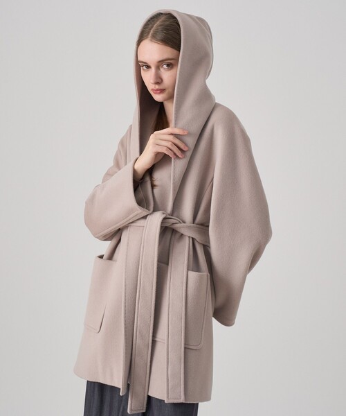 ANAYI（アナイ）の「カシミヤ混フードガウンコート（その他アウター