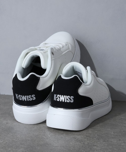 K-SWISS(ケースイス)の「【K-SWISS/ケースイス】 レディース 厚底 メタルライン スニーカー(スニーカー・レディース・ブラック×ゴールド/ホワイト×ピンク/ホワイト×シルバー・24.5cm/23.5cm/24cm/23cm/22.5cm)」の21枚目の写真