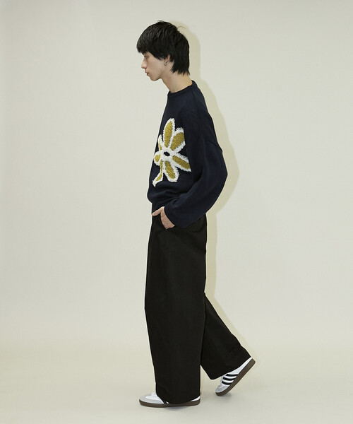 FREAK'S STORE（フリークスストア）の「PUBLUX/パブリュクス オーバーワイドカーブパンツ(限定展開)（その他パンツ・メンズ・チャコールグレー/ブラック/ベージュ・SMALL/MEDIUM/LARGE）」の4枚目の写真