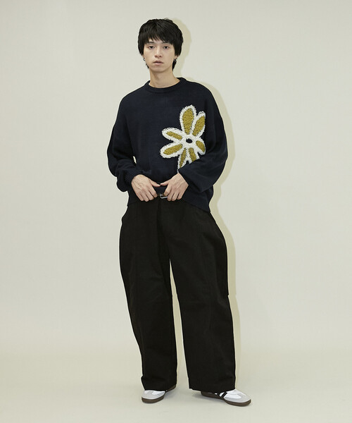 FREAK'S STORE（フリークスストア）の「PUBLUX/パブリュクス オーバーワイドカーブパンツ(限定展開)（その他パンツ・メンズ・チャコールグレー/ブラック/ベージュ・SMALL/MEDIUM/LARGE）」の5枚目の写真