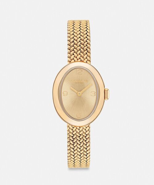 COACH（コーチ）の「サミー ウォッチ・22MM（アナログ腕時計・レディース・ゴールド系その他・ONE）」の2枚目の写真