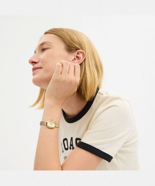 COACH（コーチ）の「サミー ウォッチ・22MM（アナログ腕時計・レディース・ゴールド系その他・ONE）」の4枚目の写真