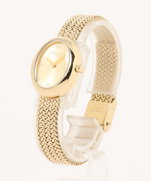COACH（コーチ）の「サミー ウォッチ・22MM（アナログ腕時計・レディース・ゴールド系その他・ONE）」の5枚目の写真