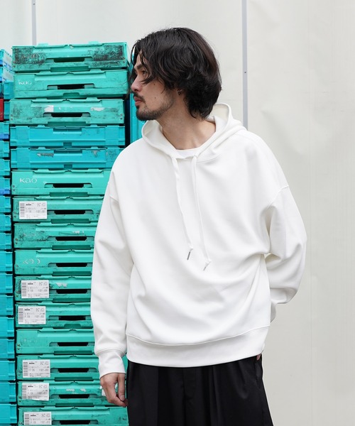 フランクアンドアイリーン フード パーカー ホワイト Sサイズ オーバーサイズ フランクアンドアイリーン フード パーカー ホワイト Sサイズ オーバー