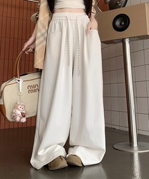 LYEON（リヨン）の「ダブルポケットルーズスウェットパンツ（スウェットパンツ）」