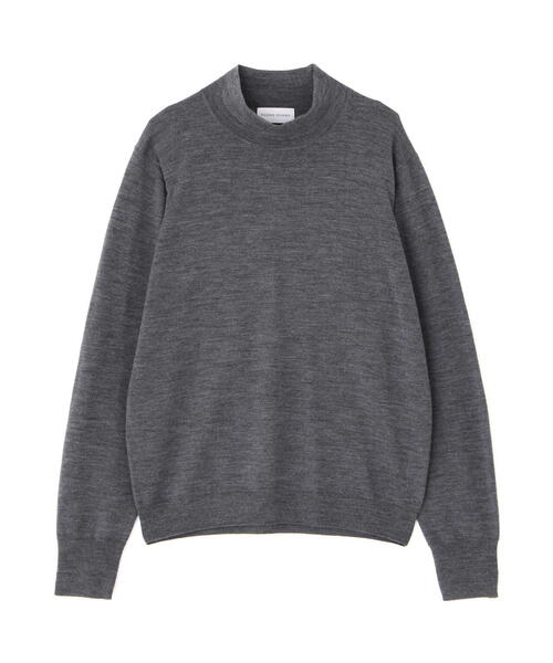 human woman(ヒューマンウーマン)の「◆ウールMIXハイゲージバイカラータートルプルオーバー(ニット/セーター・レディース・グレー系その他/ブラック・MEDIUM)」の14枚目の写真