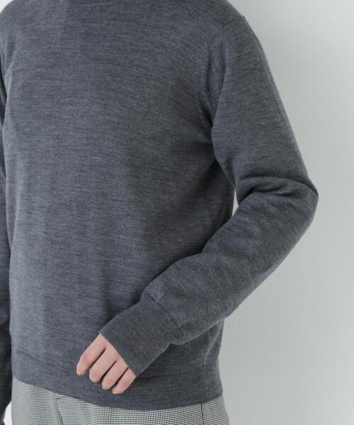 human woman(ヒューマンウーマン)の「◆ウールMIXハイゲージバイカラータートルプルオーバー(ニット/セーター・レディース・グレー系その他/ブラック・MEDIUM)」の5枚目の写真