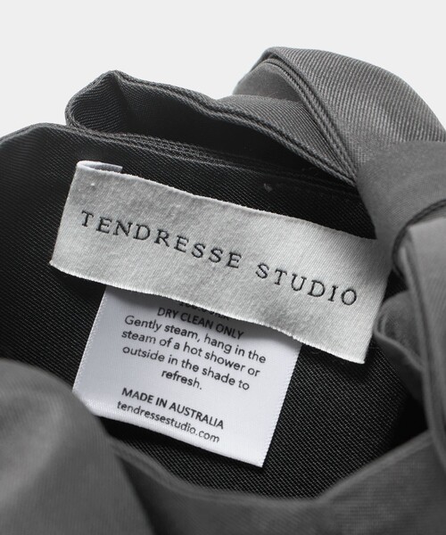 Steven Alan（スティーブンアラン）の「＜TENDRESSE STUDIO ＞TUXEDO BOWS BAG SMALL/ハンドバッグ（ハンドバッグ・レディース・ダークグレー・FREE）」の8枚目の写真