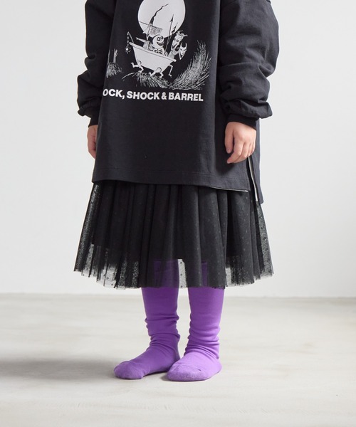 LOWRYS FARM（ローリーズファーム）の「ドットチュールスカート　607977（スカート・キッズ・ブラック/レッド/オフホワイト・110cm/120cm/130cm/140cm/150cm）」の3枚目の写真