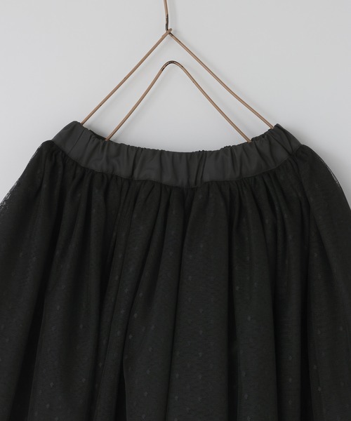 LOWRYS FARM（ローリーズファーム）の「ドットチュールスカート　607977（スカート・キッズ・ブラック/レッド/オフホワイト・110cm/120cm/130cm/140cm/150cm）」の6枚目の写真