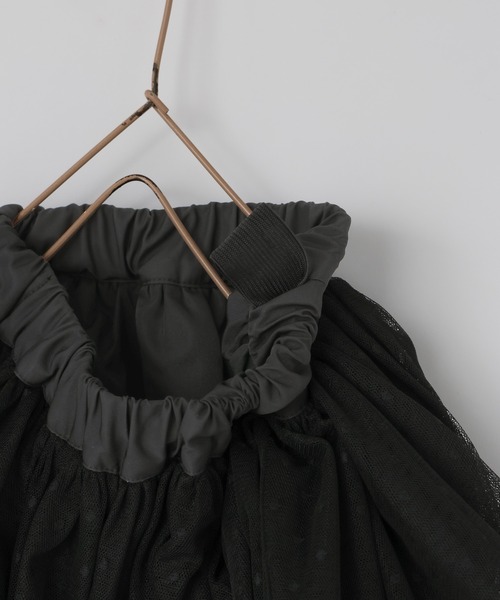 LOWRYS FARM（ローリーズファーム）の「ドットチュールスカート　607977（スカート・キッズ・ブラック/レッド/オフホワイト・110cm/120cm/130cm/140cm/150cm）」の8枚目の写真