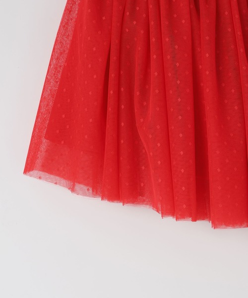 LOWRYS FARM（ローリーズファーム）の「ドットチュールスカート　607977（スカート・キッズ・ブラック/レッド/オフホワイト・110cm/120cm/130cm/140cm/150cm）」の10枚目の写真