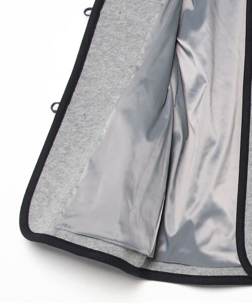 セール】スライバーニット ノーカラーダッフルコート（ダッフルコート