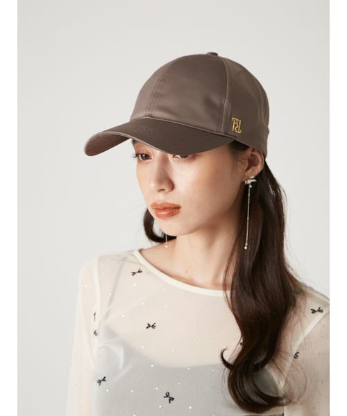 FRAY I.D（フレイアイディー）の「メタリックロゴキャップ（キャップ・レディース・ブラック/マルチ/ブラウン・F）」の15枚目の写真