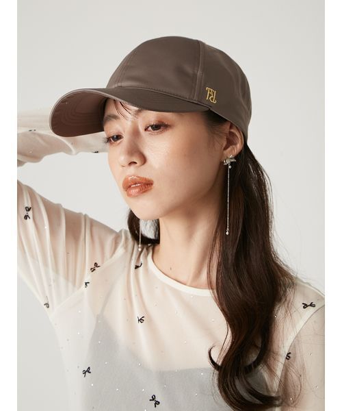 FRAY I.D（フレイアイディー）の「メタリックロゴキャップ（キャップ・レディース・ブラック/マルチ/ブラウン・F）」の16枚目の写真