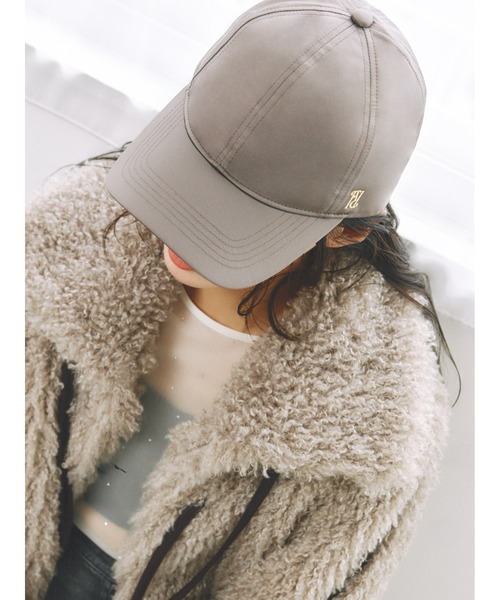 FRAY I.D（フレイアイディー）の「メタリックロゴキャップ（キャップ・レディース・ブラック/マルチ/ブラウン・F）」の3枚目の写真