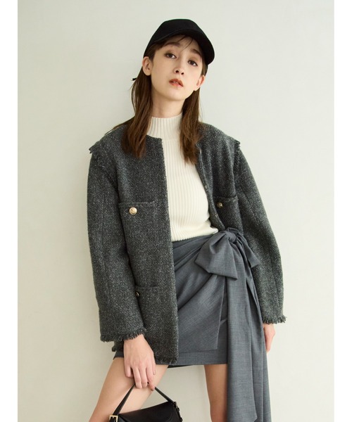 FRAY I.D（フレイアイディー）の「メタリックロゴキャップ（キャップ・レディース・ブラック/マルチ/ブラウン・F）」の2枚目の写真