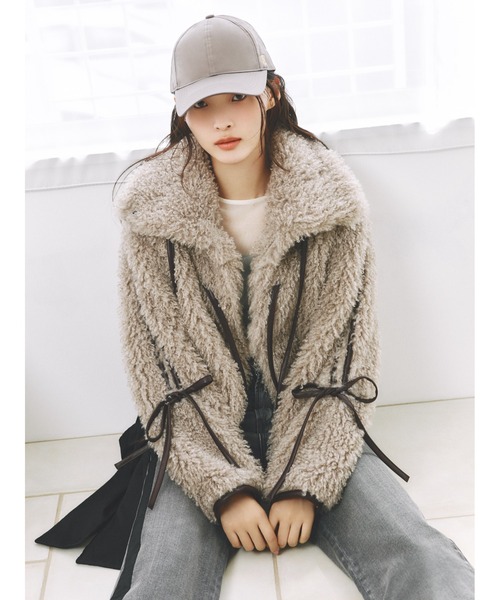 FRAY I.D（フレイアイディー）の「メタリックロゴキャップ（キャップ・レディース・ブラック/マルチ/ブラウン・F）」の5枚目の写真