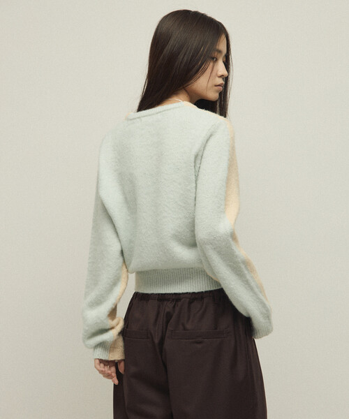 Firsthand（ファーストハンド）の「Firsthand/ファーストハンド アルパカ混 バイカラー ニットプルオーバー（ニット/セーター・レディース・オフホワイト/グレー/ピンク・FREE）」の11枚目の写真