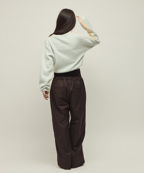 Firsthand（ファーストハンド）の「Firsthand/ファーストハンド アルパカ混 バイカラー ニットプルオーバー（ニット/セーター・レディース・オフホワイト/グレー/ピンク・FREE）」の19枚目の写真