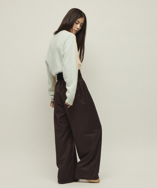 Firsthand（ファーストハンド）の「Firsthand/ファーストハンド アルパカ混 バイカラー ニットプルオーバー（ニット/セーター・レディース・オフホワイト/グレー/ピンク・FREE）」の20枚目の写真