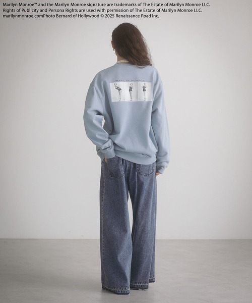 Green　Parks（グリーンパークス）の「■Marilyn Monroe 3ポーズptスウェット（スウェット・レディース・ブルー・FREE）」の18枚目の写真