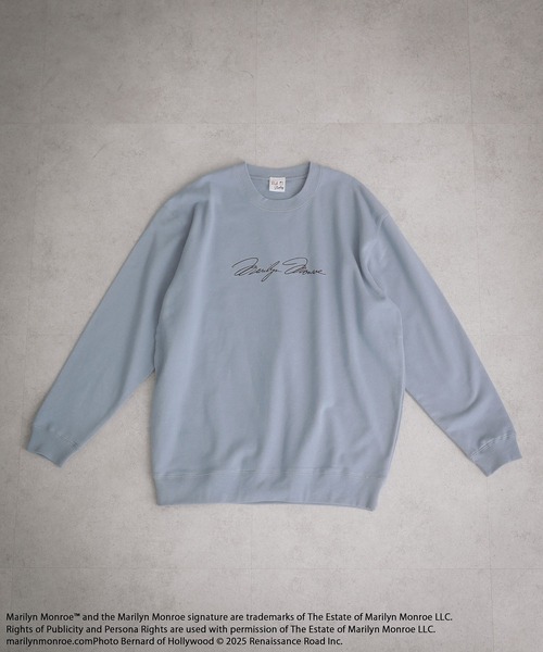 Green　Parks（グリーンパークス）の「■Marilyn Monroe 3ポーズptスウェット（スウェット・レディース・ブルー・FREE）」の6枚目の写真