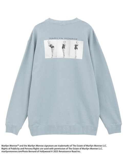 Green　Parks（グリーンパークス）の「■Marilyn Monroe 3ポーズptスウェット（スウェット・レディース・ブルー・FREE）」の9枚目の写真