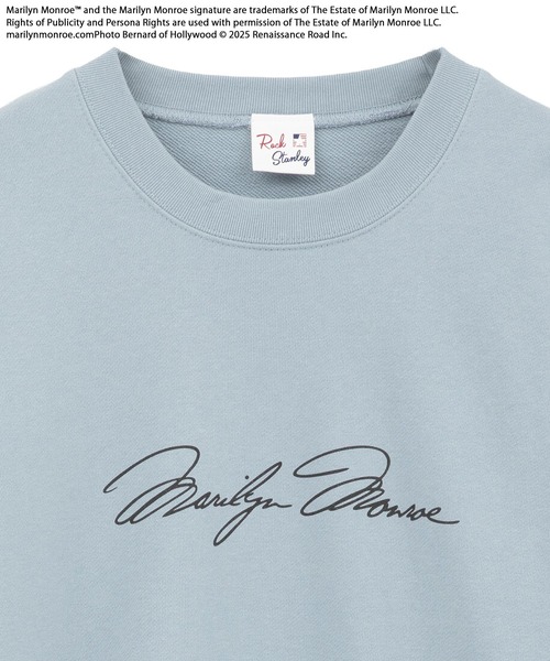Green　Parks（グリーンパークス）の「■Marilyn Monroe 3ポーズptスウェット（スウェット・レディース・ブルー・FREE）」の10枚目の写真