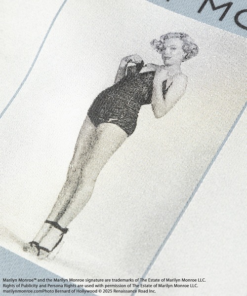 Green　Parks（グリーンパークス）の「■Marilyn Monroe 3ポーズptスウェット（スウェット・レディース・ブルー・FREE）」の3枚目の写真