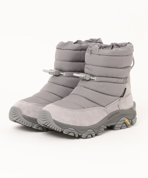MERRELL(メレル)の「MERRELL メレル COLDPACK 3 ZERO THERMO TALL WP【防水透湿/保温/ガラス配合ソール】レディースウィンターブーツ(コールドパック3ゼロサーモトールWP)(ブーツ・レディース・ブラック/グレー/ブラウン・23.0cm/24.0cm/25.0cm)」の3枚目の写真