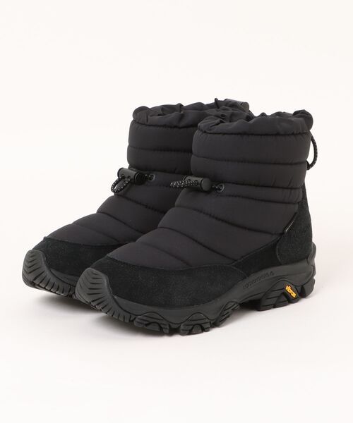 MERRELL(メレル)の「MERRELL メレル COLDPACK 3 ZERO THERMO TALL WP【防水透湿/保温/ガラス配合ソール】レディースウィンターブーツ(コールドパック3ゼロサーモトールWP)(ブーツ・レディース・ブラック/グレー/ブラウン・23.0cm/24.0cm/25.0cm)」の1枚目の写真