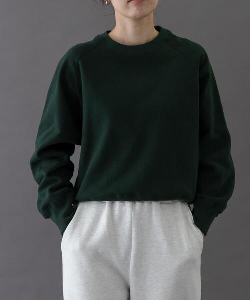 FORK&SPOON リサイクルコットン裏毛クルーネックスウェット