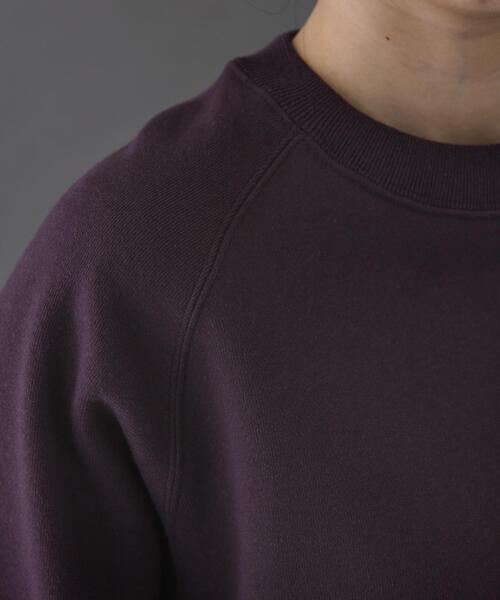 FORK&SPOON（フォークアンドスプーン）の「FORK&SPOON　リサイクルコットン裏毛クルーネックスウェット（スウェット・レディース・オートミール/グリーン系その他/パープル系その他/グレー系その他・1）」の10枚目の写真