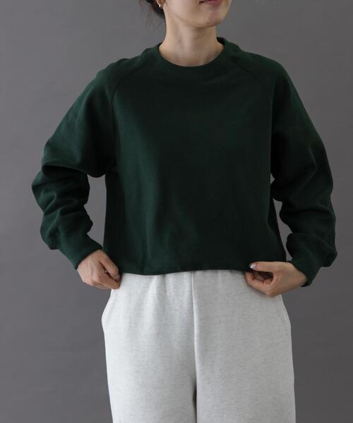 FORK&SPOON リサイクルコットン裏毛クルーネックスウェット
