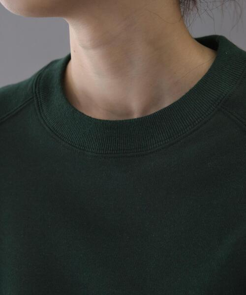FORK&SPOON（フォークアンドスプーン）の「FORK&SPOON　リサイクルコットン裏毛クルーネックスウェット（スウェット・レディース・オートミール/グリーン系その他/パープル系その他/グレー系その他・1）」の19枚目の写真