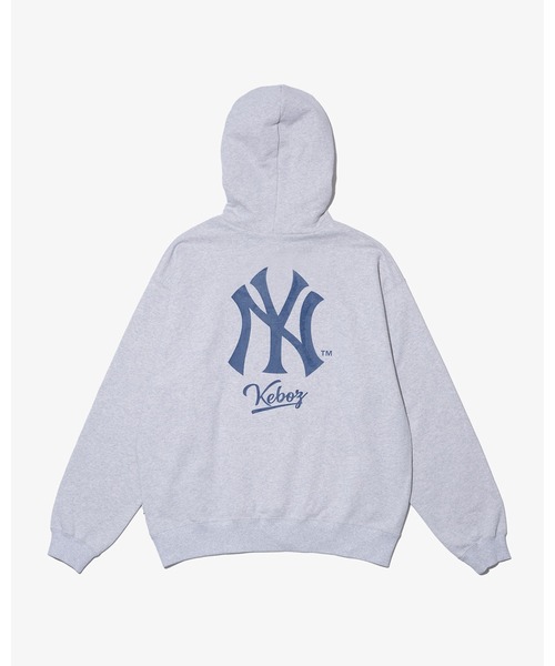 セール】KEBOZ × MLB NEW YORK YANKEES LOGO SWEAT HOODIE（パーカー