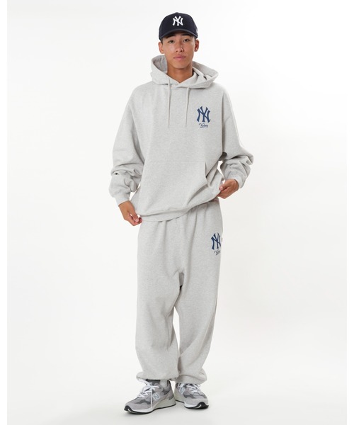 セール】KEBOZ × MLB NEW YORK YANKEES LOGO SWEAT HOODIE（パーカー