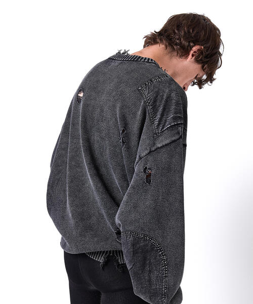 DANKE SCHON(ダンケシェーン)の「DankeSchon/ダンケシェーン/MILS KNIT CREWNECK(ニット/セーター・レディース・ベージュ/ブラック・M/L)」の21枚目の写真