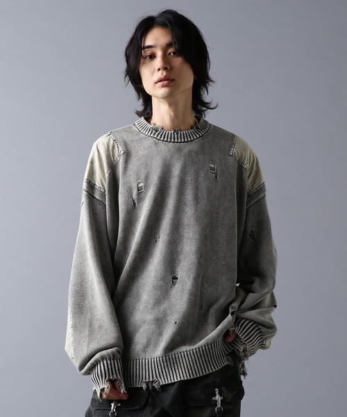 DANKE SCHON(ダンケシェーン)の「DankeSchon/ダンケシェーン/MILS KNIT CREWNECK(ニット/セーター・レディース・ベージュ/ブラック・M/L)」の14枚目の写真