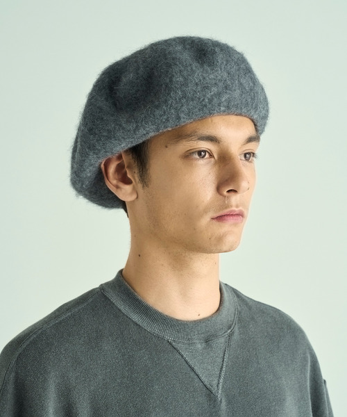 VICTIM（ヴィクティム）の「VICTIM ヴィクティム / ×CA4LA BIG BERET カシラコラボレーションビッグベレー帽 / VTM-25-A-104（ハンチング/ベレー帽・メンズ・グレー/ブラウン/ブラック・FREE）」の2枚目の写真